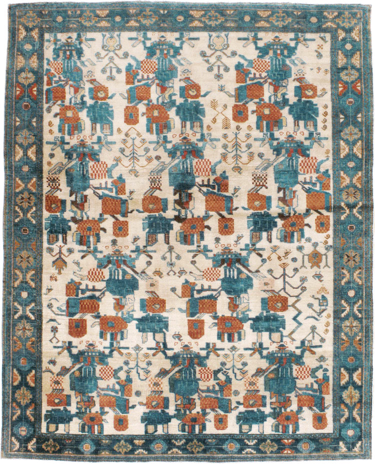 Vintage Persian Afshar Rug, No.22183 - Gss