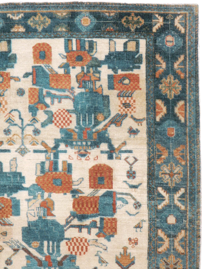 Vintage Persian Afshar Rug, No.22183 - Gss