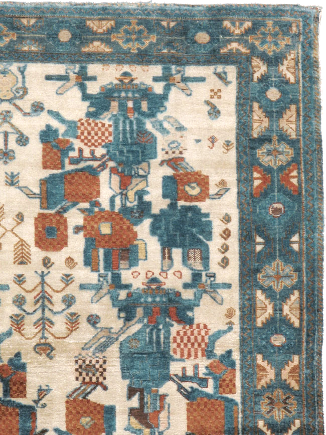 Vintage Persian Afshar Rug, No.22183 - Gss