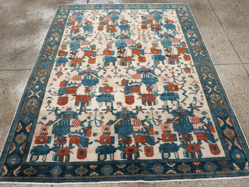 Vintage Persian Afshar Rug, No.22183 - Gss