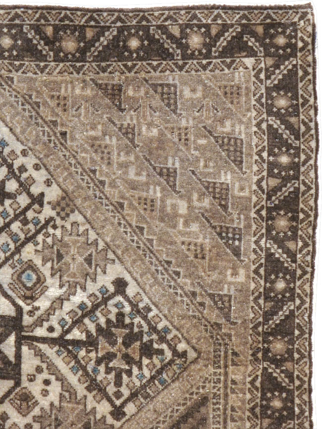 Vintage Persian Afshar Rug, No.22184 - Gss