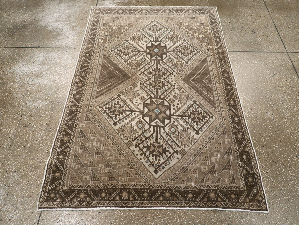 Vintage Persian Afshar Rug, No.22184 - Gss