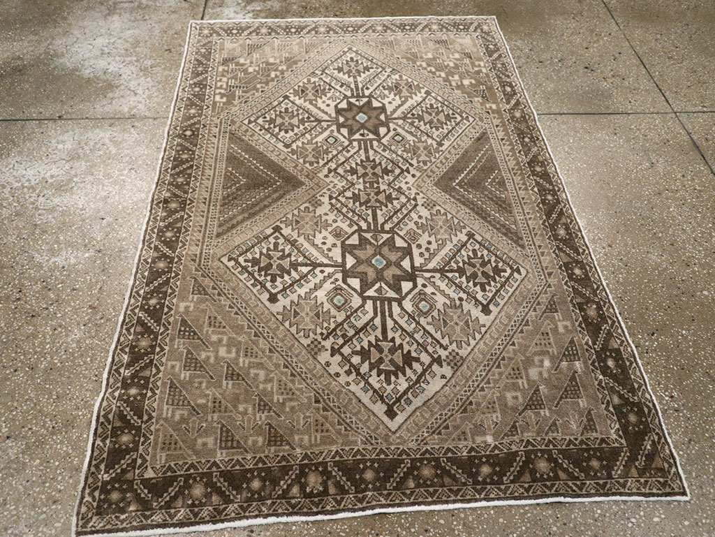 Vintage Persian Afshar Rug, No.22184 - Gss