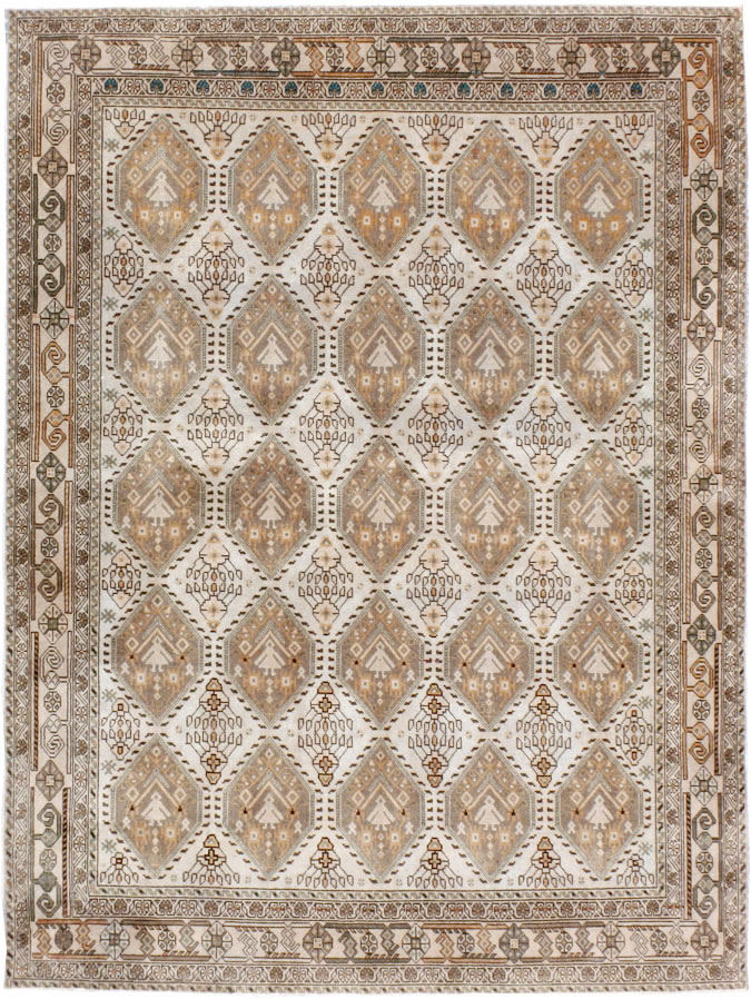 Vintage Persian Afshar Rug, No.22190 - Gss