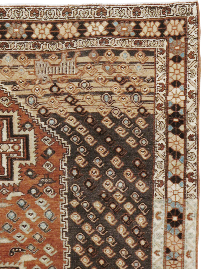 Vintage Persian Afshar Rug, No.22191 - Gss