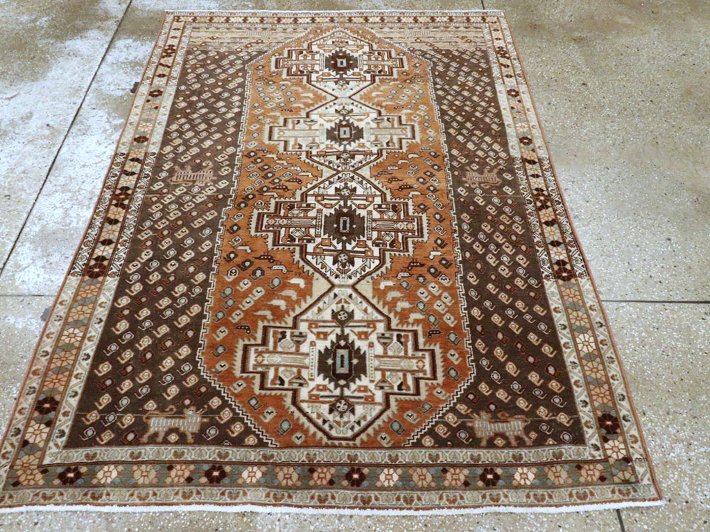 Vintage Persian Afshar Rug, No.22191 - Gss