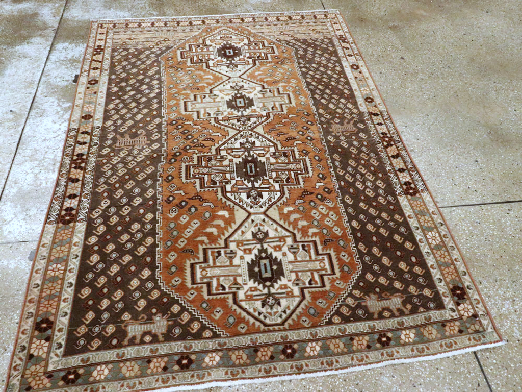 Vintage Persian Afshar Rug, No.22191 - Gss