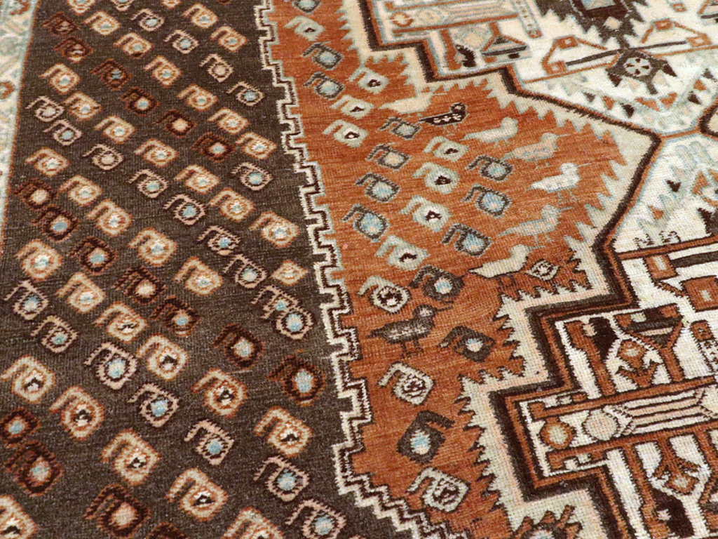 Vintage Persian Afshar Rug, No.22191 - Gss