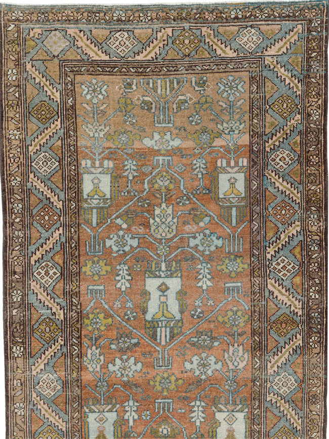 Antique Persian Kurdish Runner, No.22205 - Gss