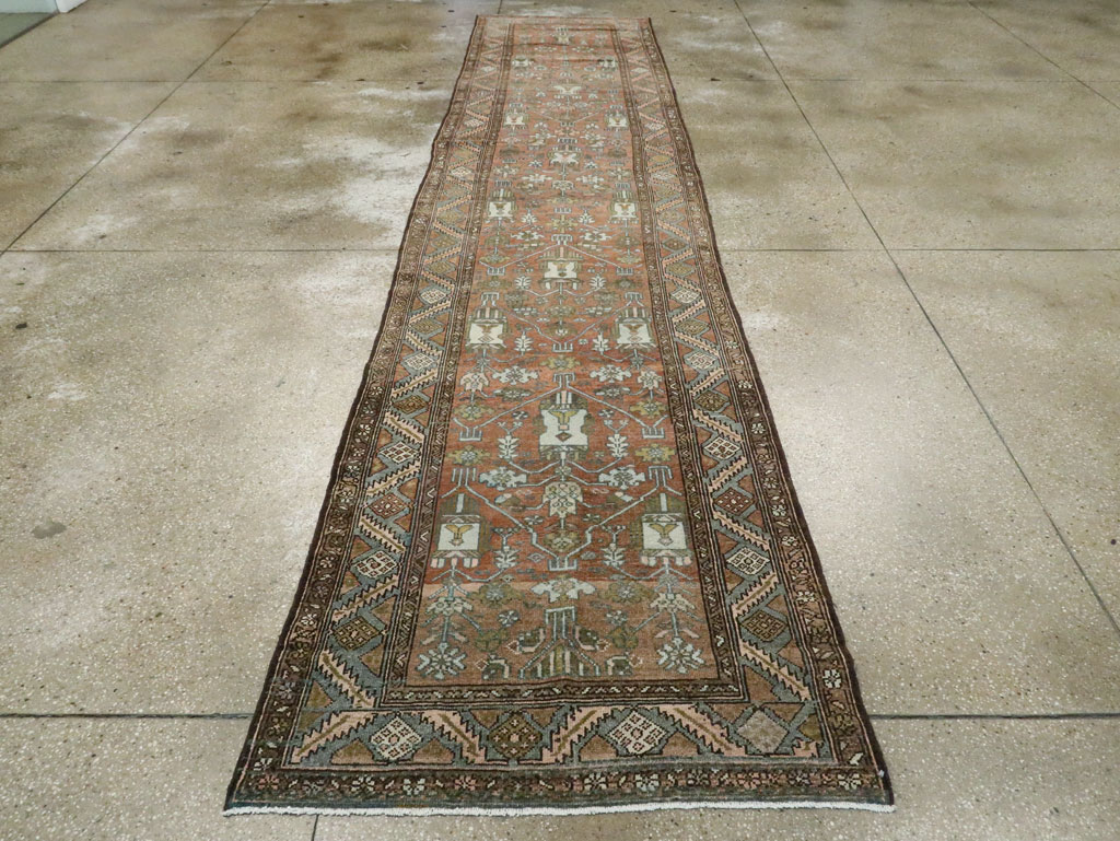 Antique Persian Kurdish Runner, No.22205 - Gss