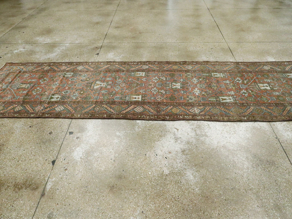 Antique Persian Kurdish Runner, No.22205 - Gss