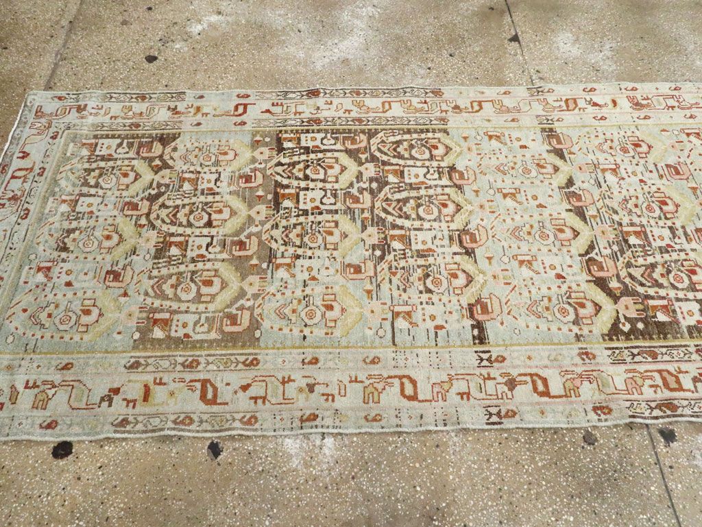 Antique Persian Malayer Runner, No.22210 - Gss