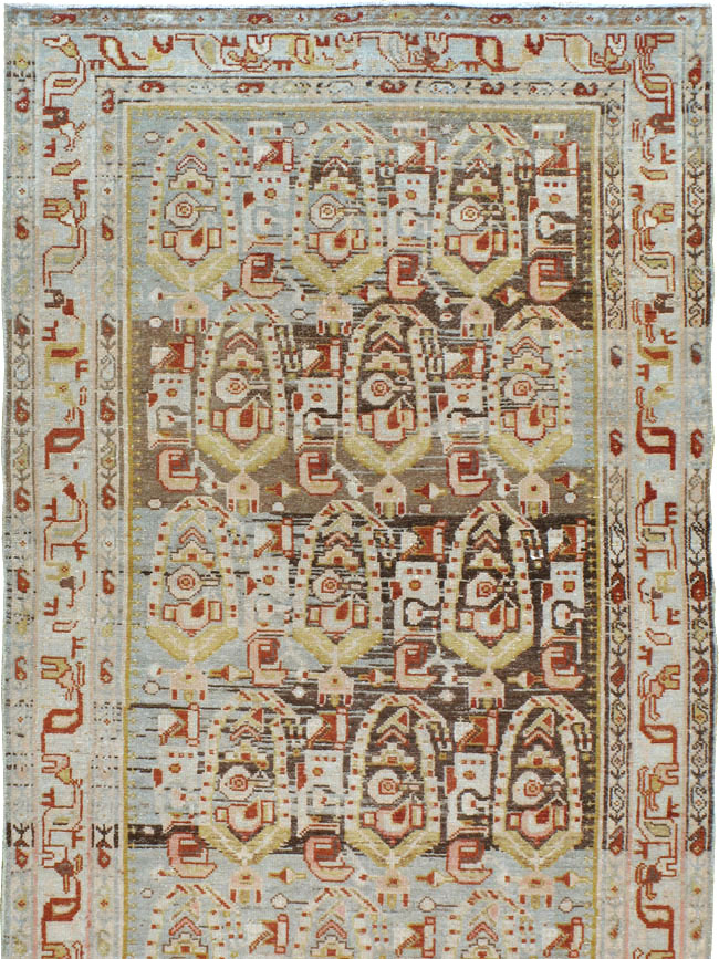 Antique Persian Malayer Runner, No.22210 - Gss