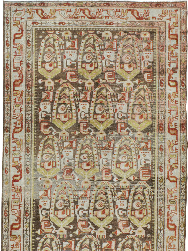 Vintage Persian Malayer Runner, No.22211 - Gss