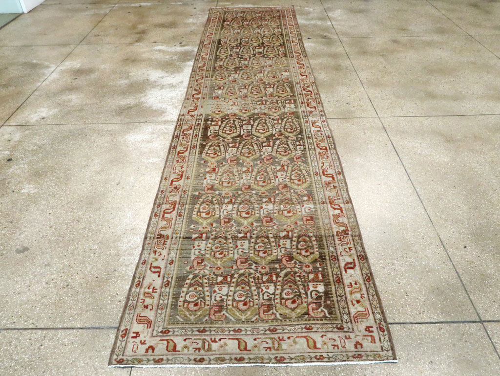 Vintage Persian Malayer Runner, No.22211 - Gss