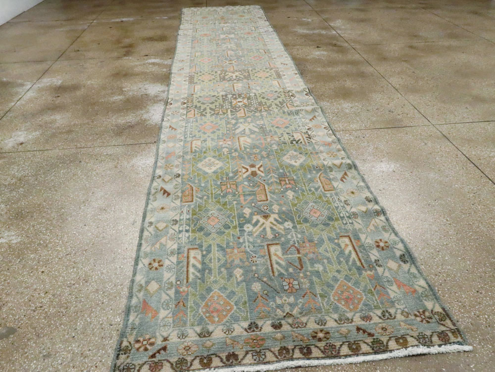 Vintage Persian Malayer Runner, No.22214 - Gss