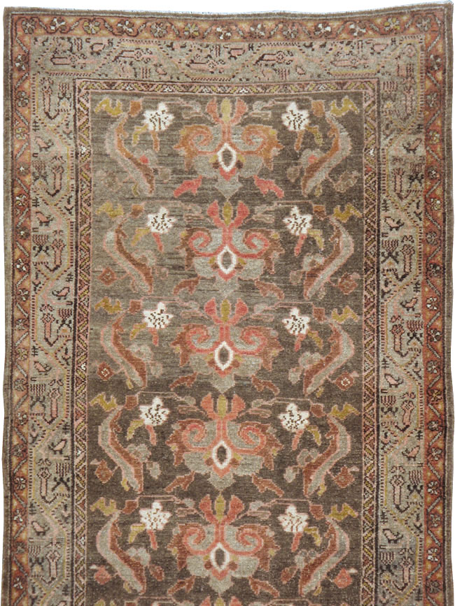 Vintage Persian Malayer Runner, No.22240 - Gss