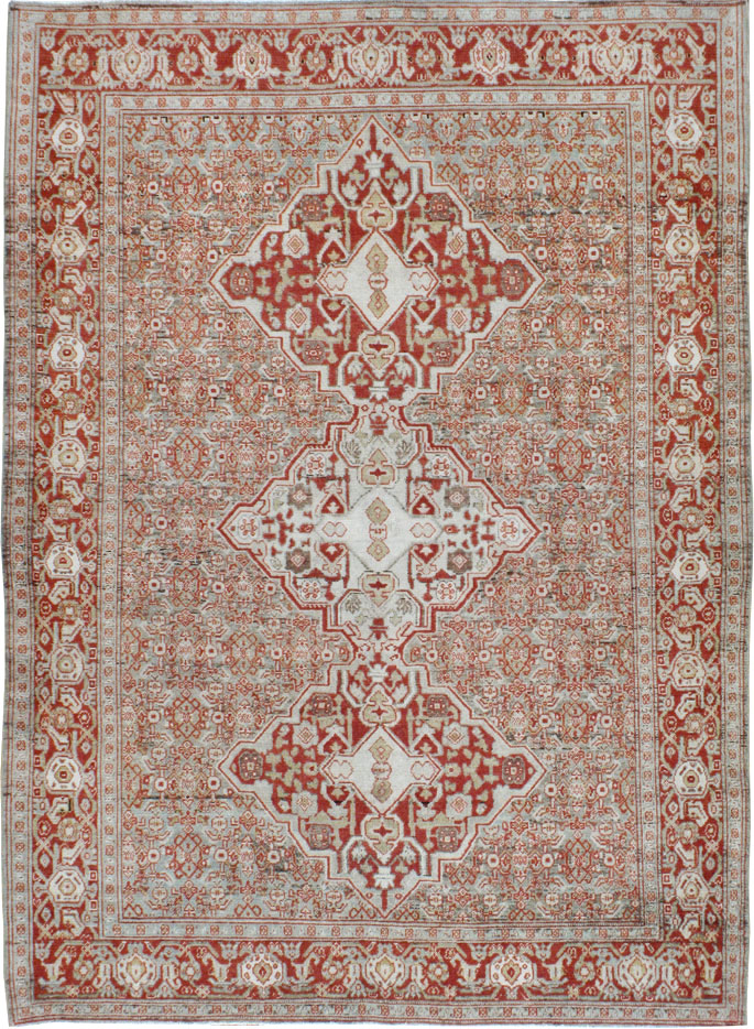 Antique Persian Senneh Rug, No.22241 - Gss