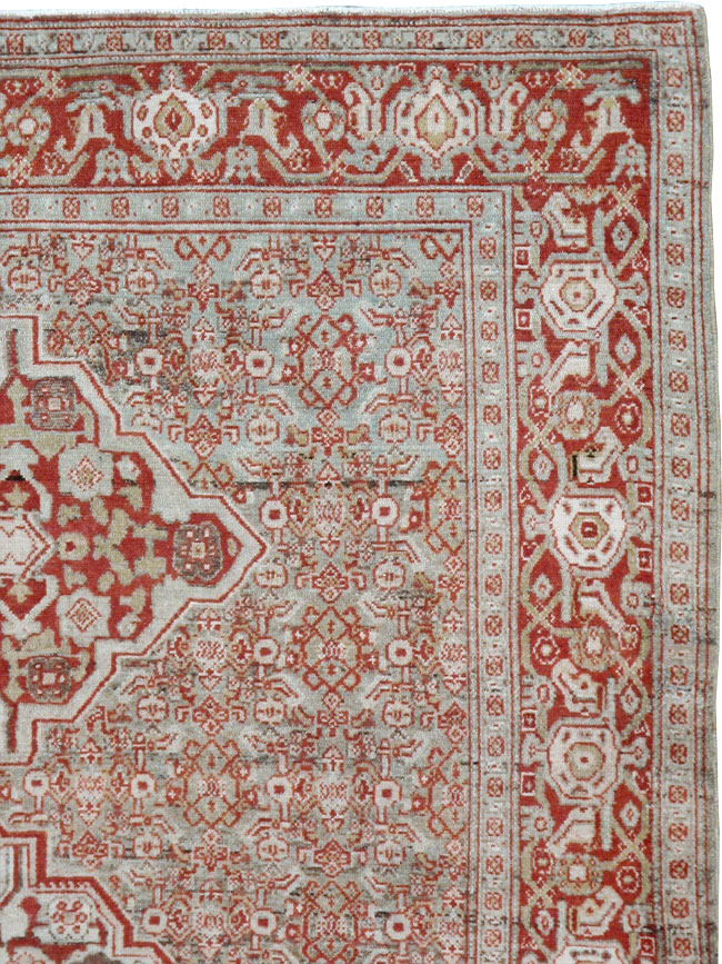 Antique Persian Senneh Rug, No.22241 - Gss