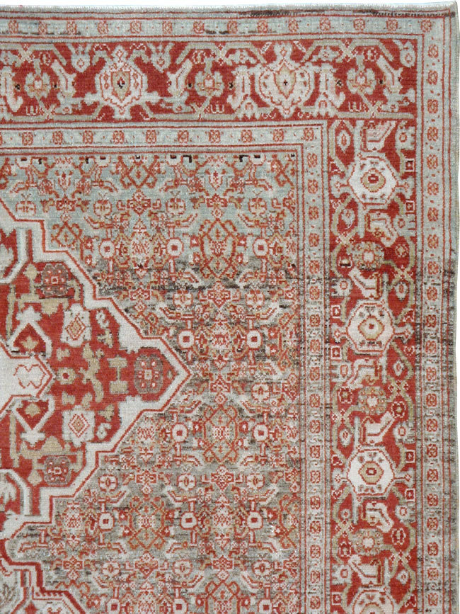 Antique Persian Senneh Rug, No.22241 - Gss