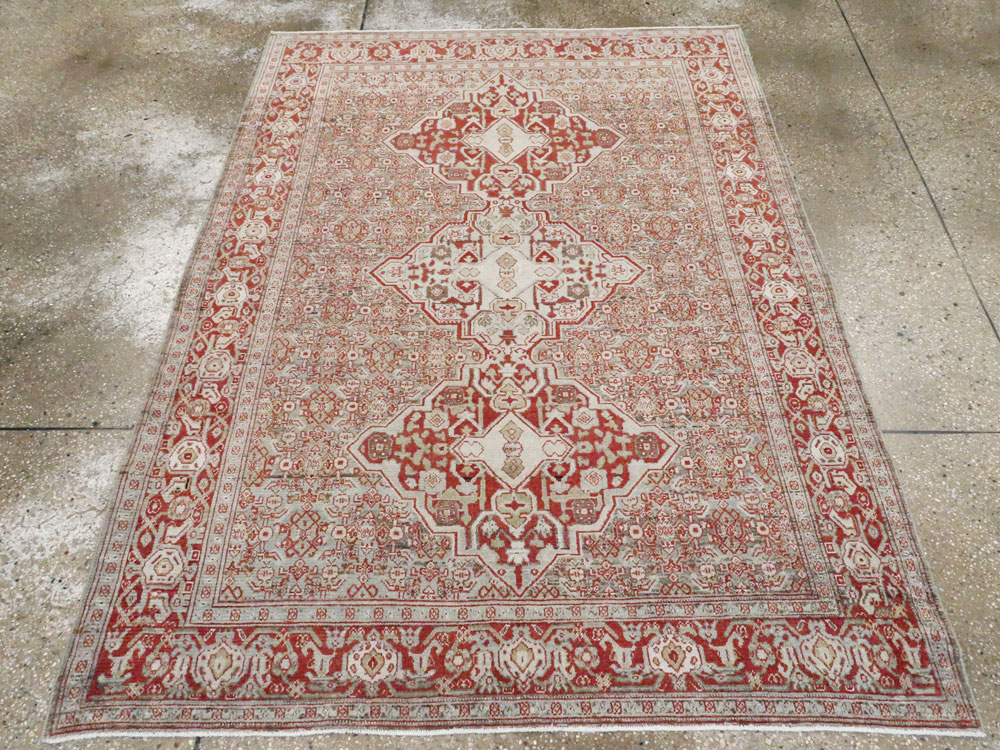 Antique Persian Senneh Rug, No.22241 - Gss