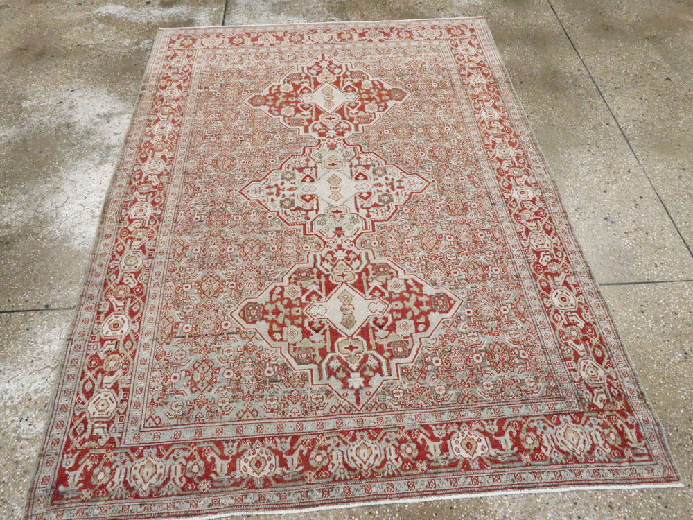Antique Persian Senneh Rug, No.22241 - Gss