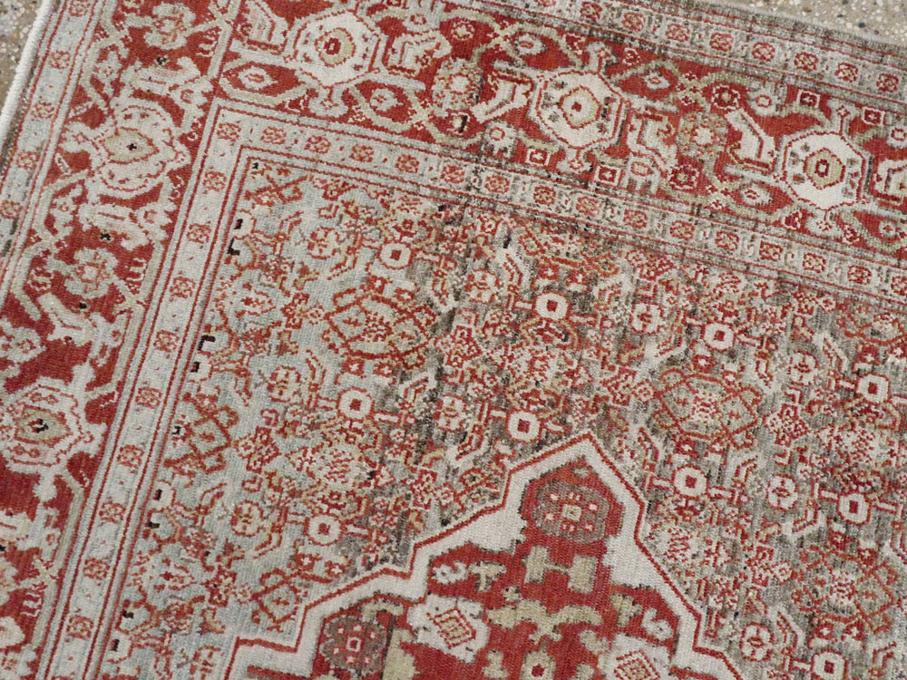 Antique Persian Senneh Rug, No.22241 - Gss