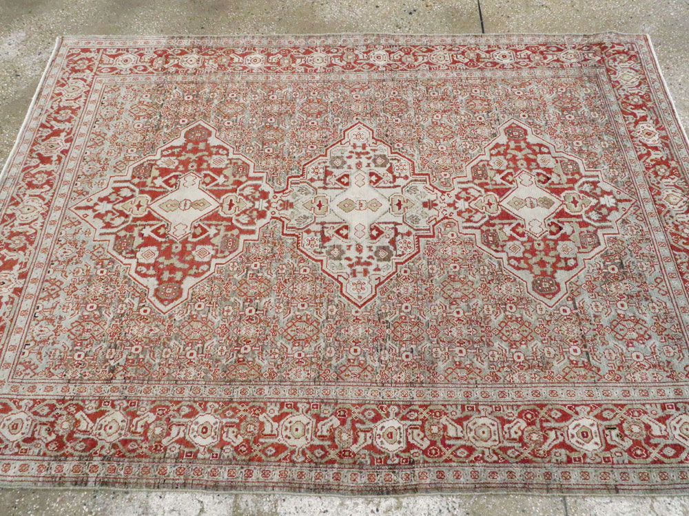 Antique Persian Senneh Rug, No.22241 - Gss