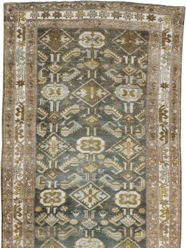 Vintage Persian Malayer Runner, No.22242 - Gss
