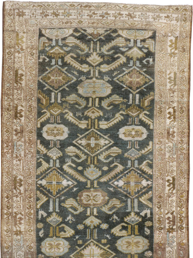 Vintage Persian Malayer Runner, No.22242 - Gss