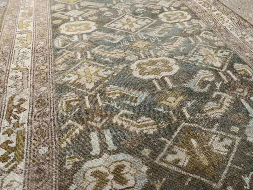 Vintage Persian Malayer Runner, No.22242 - Gss