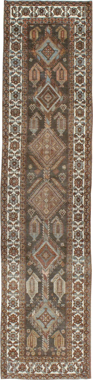 Antique Persian Kurdish Runner, No.22243 - Gss