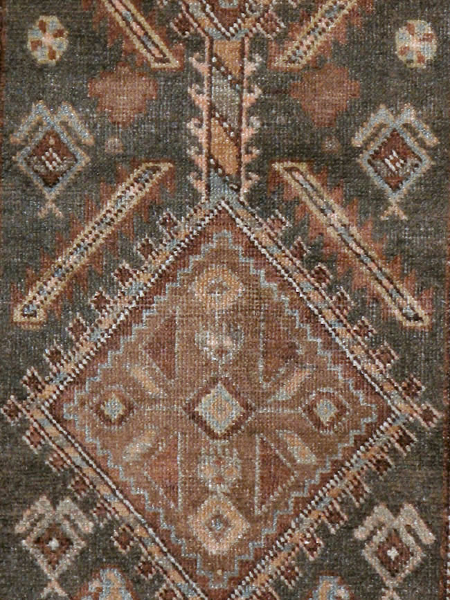 Antique Persian Kurdish Runner, No.22243 - Gss