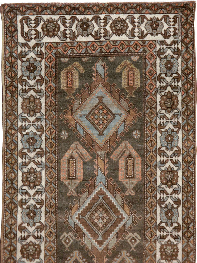 Antique Persian Kurdish Runner, No.22243 - Gss