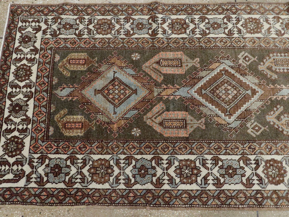 Antique Persian Kurdish Runner, No.22243 - Gss