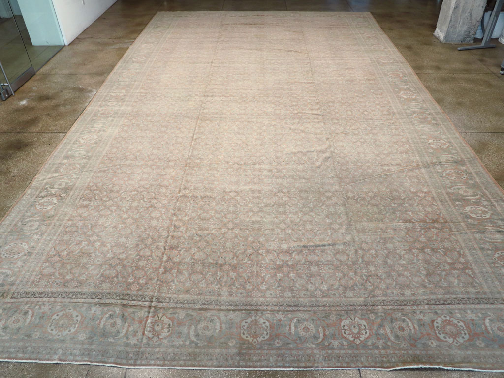 Antique Persian Tabriz Carpet, No.22253 - Gss