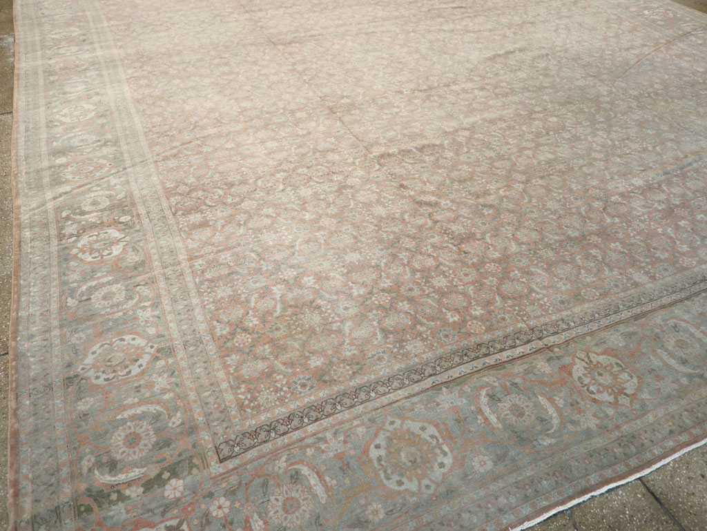 Antique Persian Tabriz Carpet, No.22253 - Gss