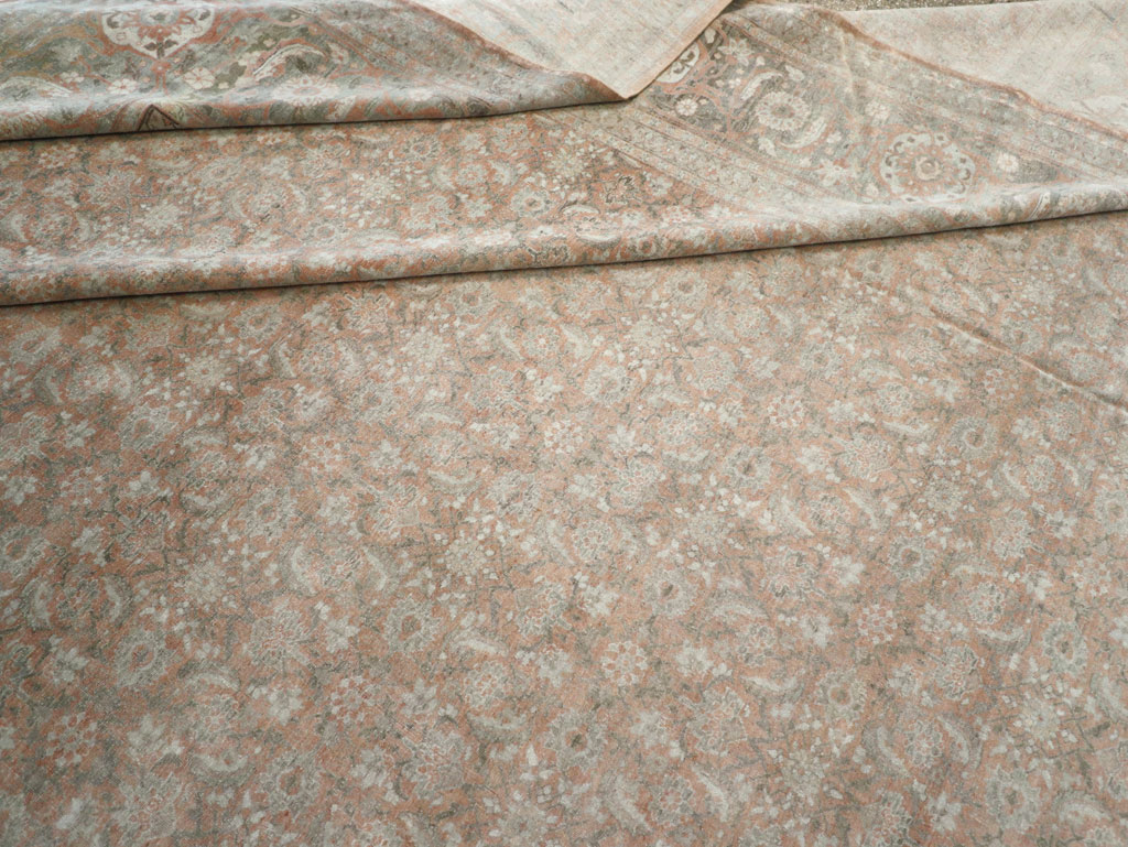 Antique Persian Tabriz Carpet, No.22253 - Gss