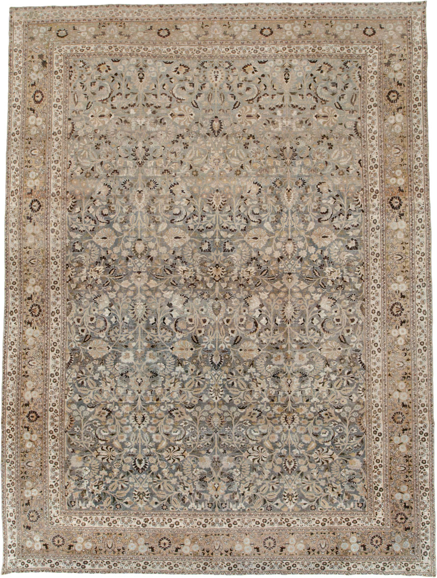 Antique Persian Mashad Large Carpet, No.22261 - Gss