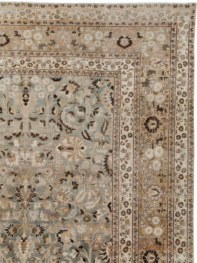 Antique Persian Mashad Large Carpet, No.22261 - Gss