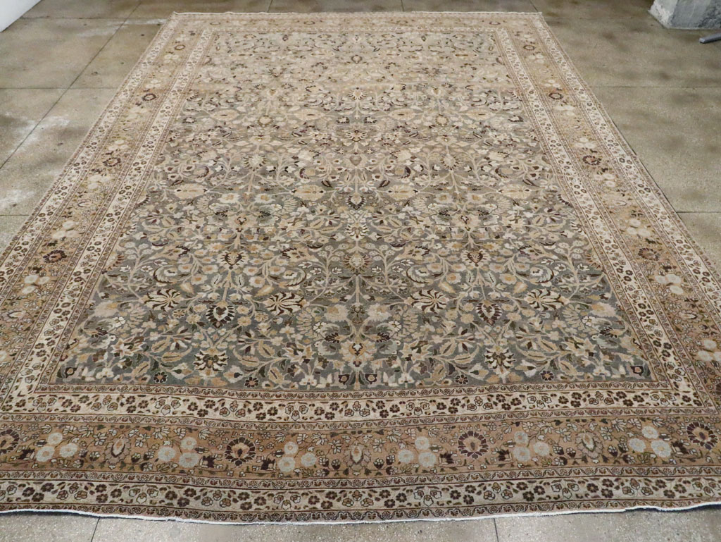 Antique Persian Mashad Large Carpet, No.22261 - Gss