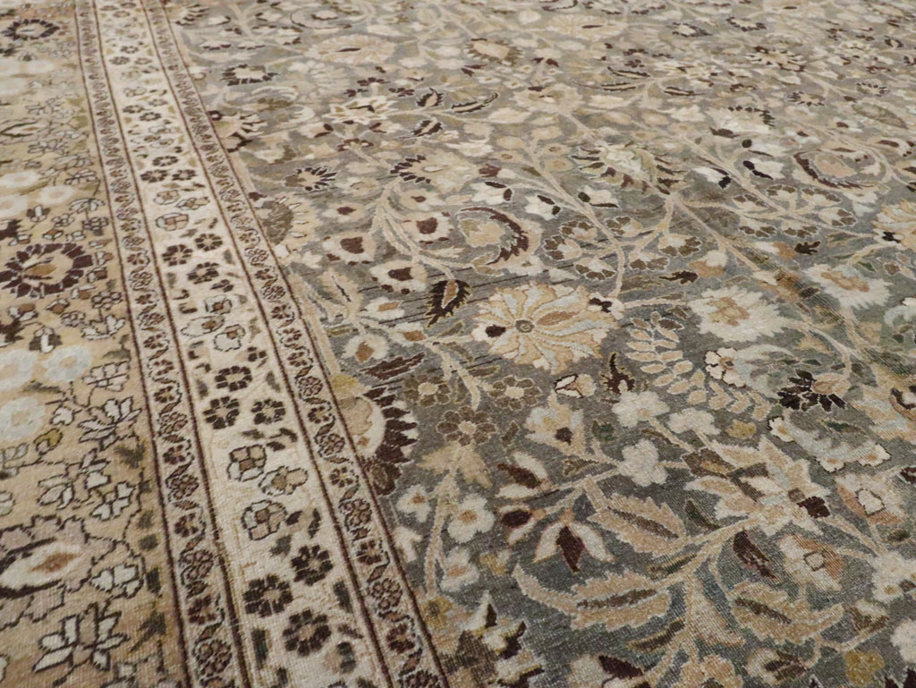 Antique Persian Mashad Large Carpet, No.22261 - Gss