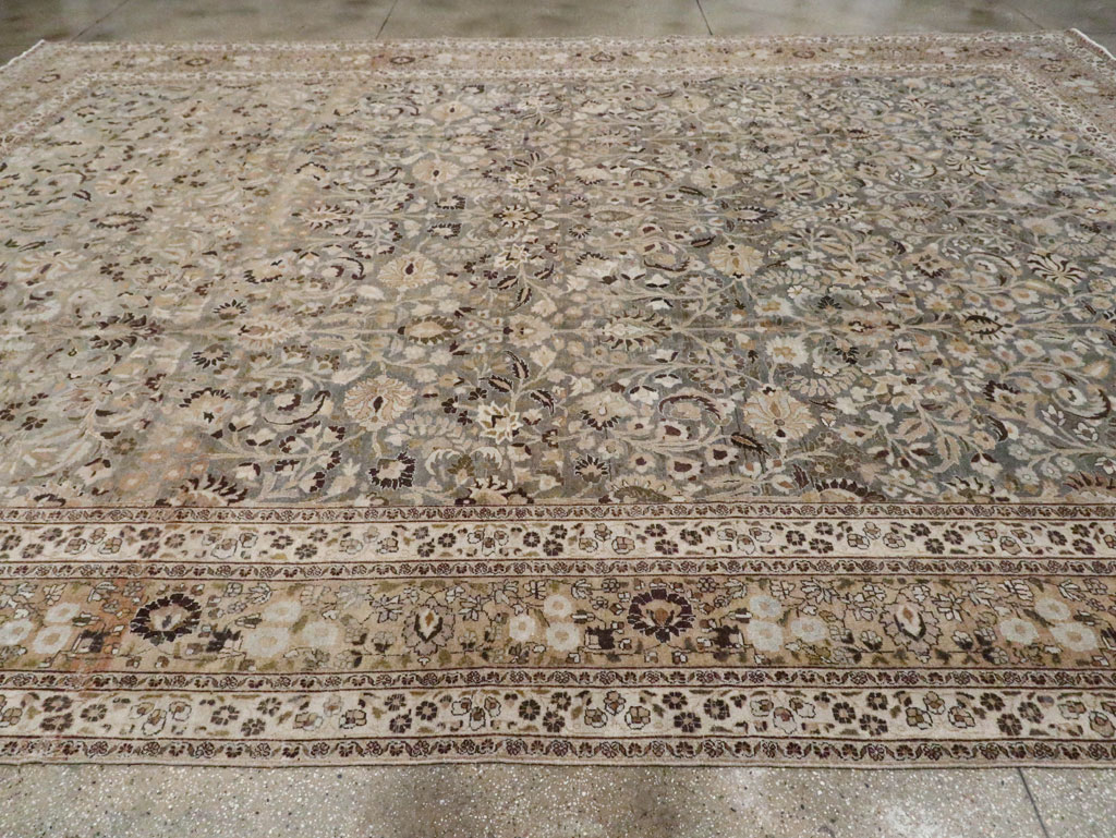 Antique Persian Mashad Large Carpet, No.22261 - Gss