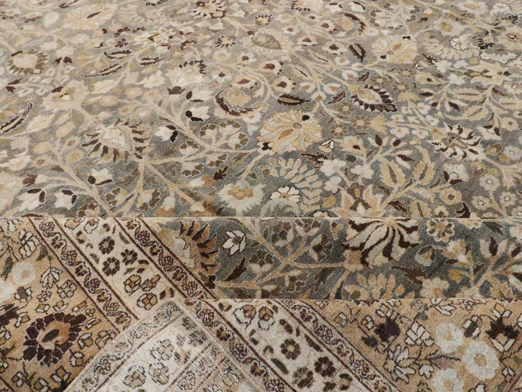 Antique Persian Mashad Large Carpet, No.22261 - Gss