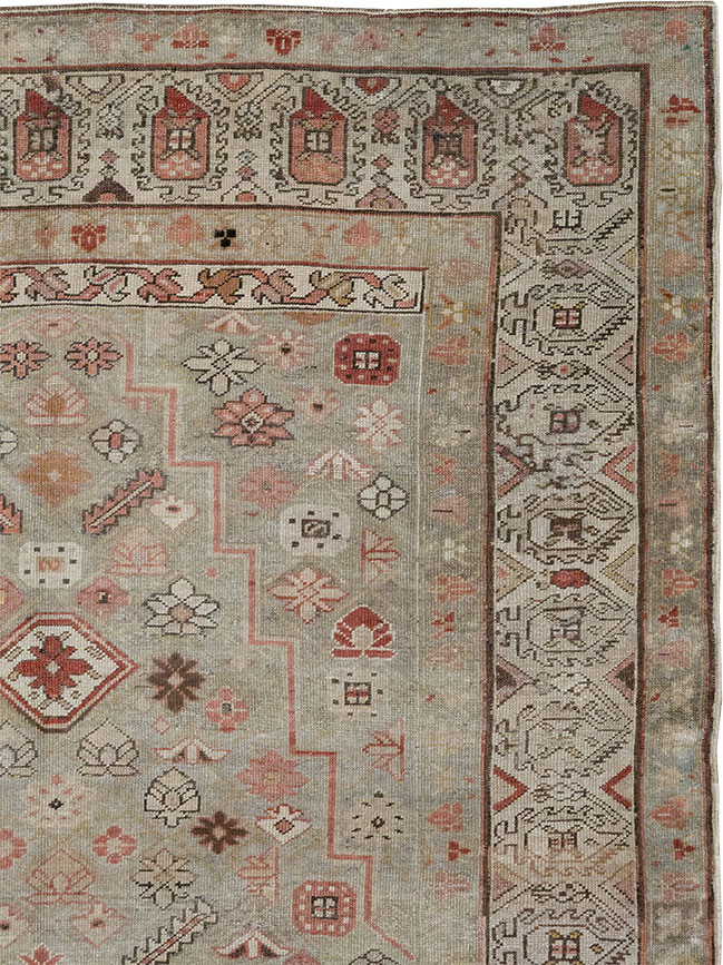 Antique Caucasian Karabagh Carpet, No.22266 - Gss