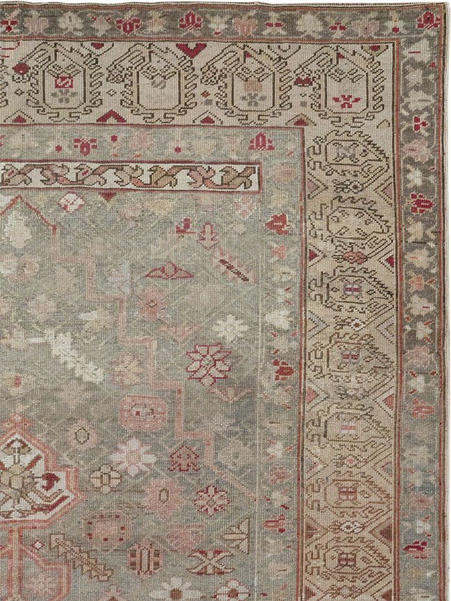 Antique Caucasian Karabagh Carpet, No.22266 - Gss