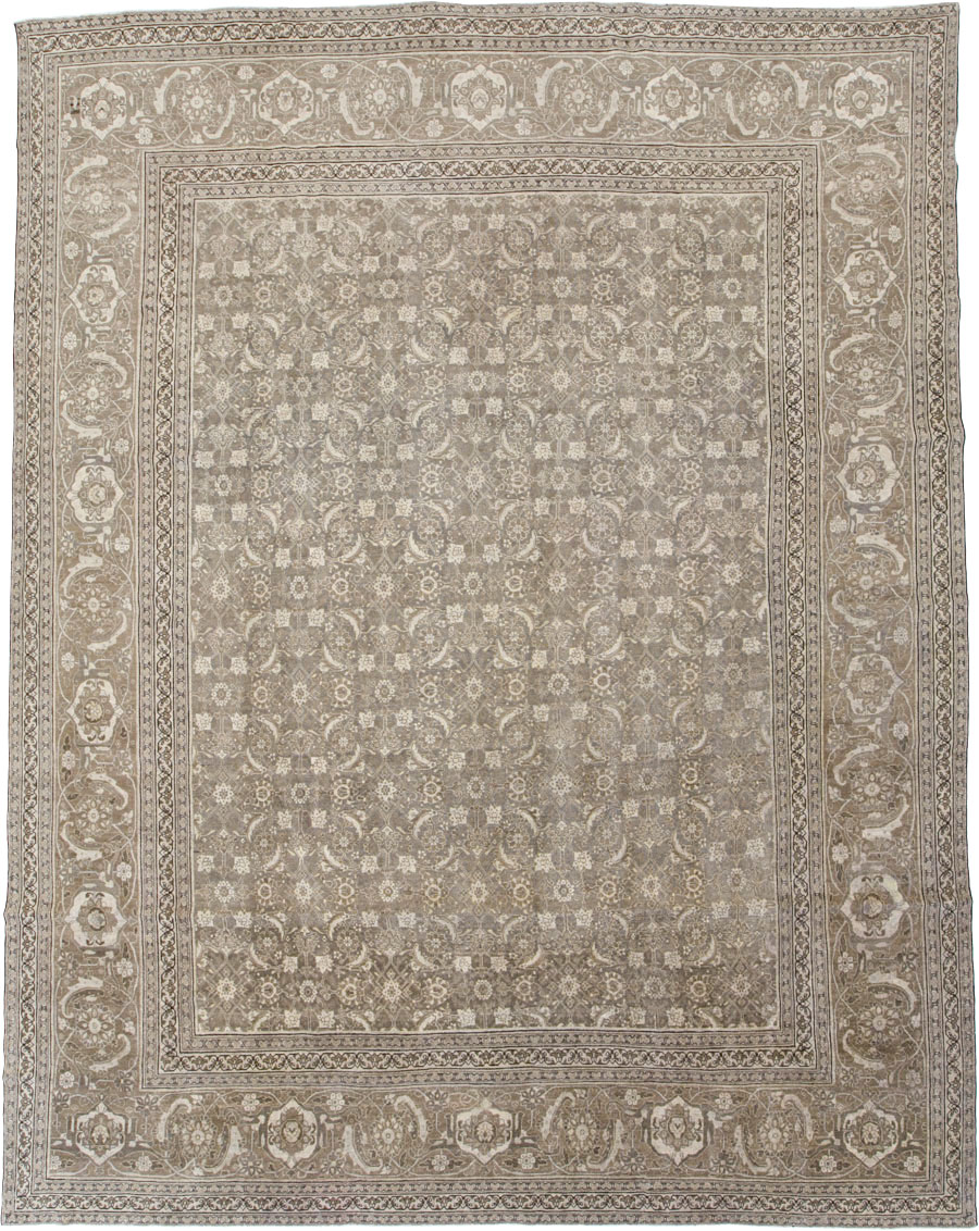 Antique Persian Tabriz Carpet, No.22274 - Gss