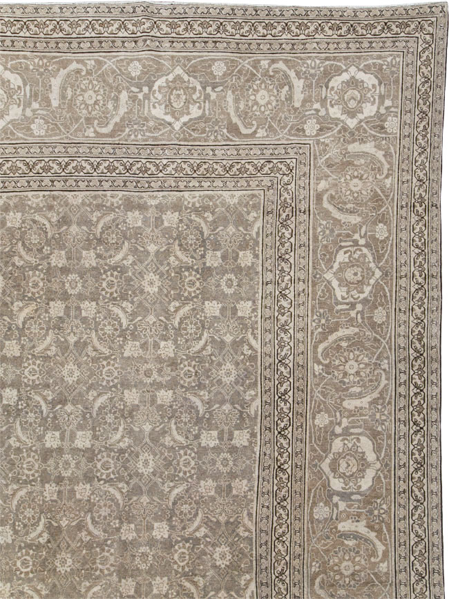 Antique Persian Tabriz Carpet, No.22274 - Gss