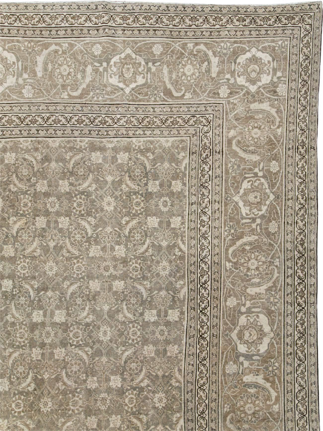 Antique Persian Tabriz Carpet, No.22274 - Gss
