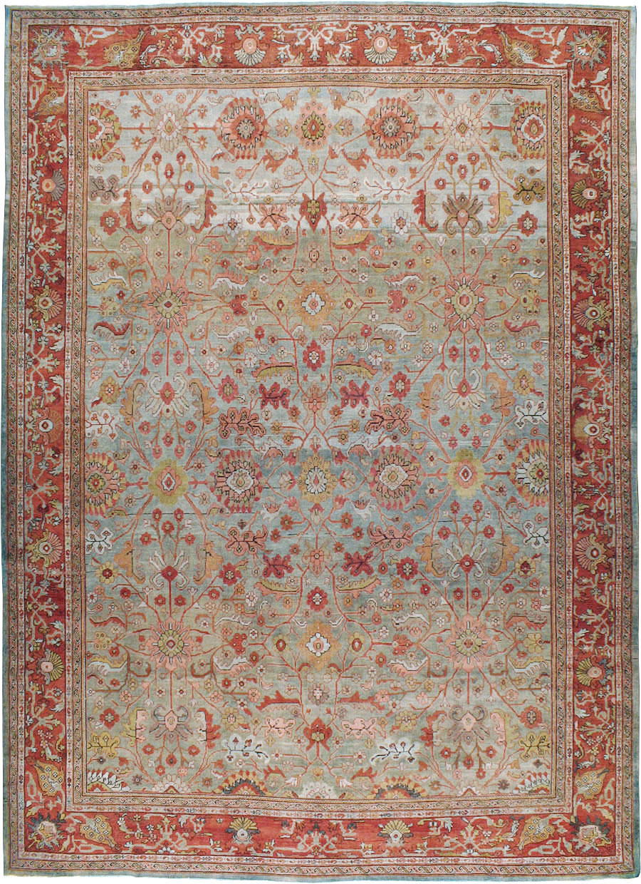 Antique Persian Mahal Carpet, No.22279 - Gss
